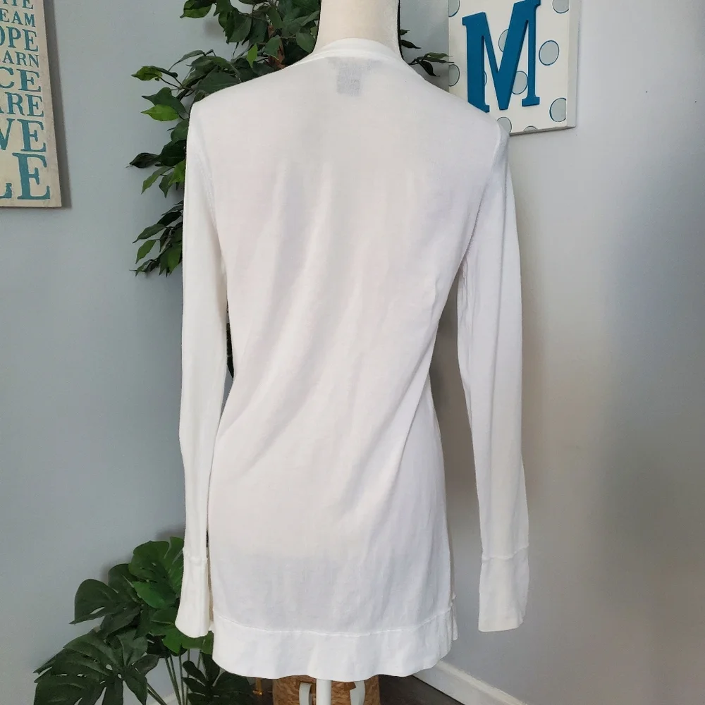 EDDIE BAUER Lightweight Longline Cardigan With Pockets M Tall